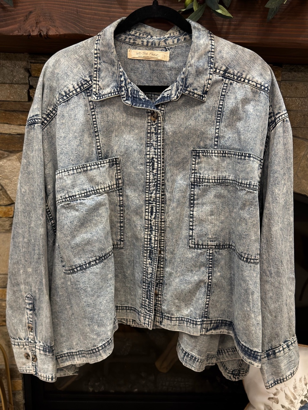 We The Free lightweight denim jacket